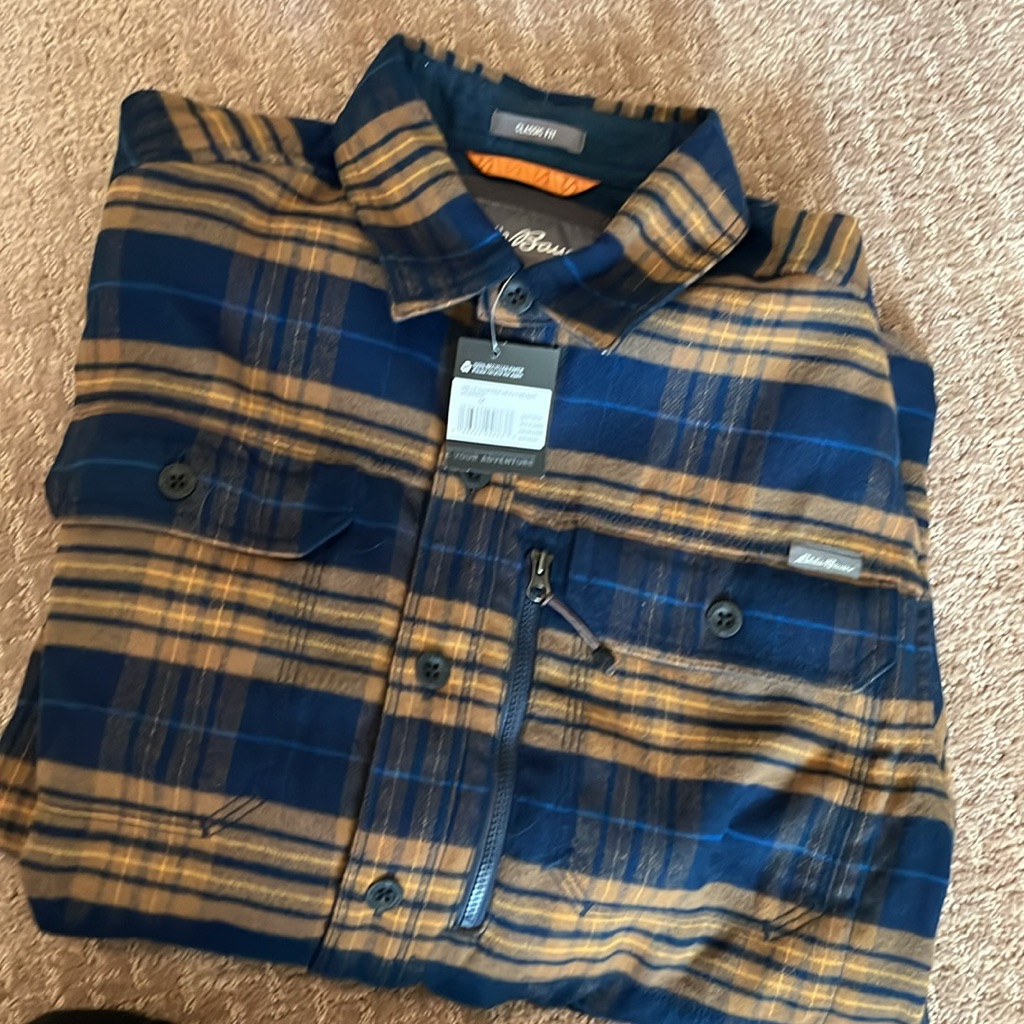 Brand New Eddie Bauer Heavyweight Flannel